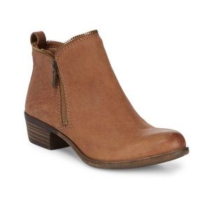 Lucky brand classic leather booties